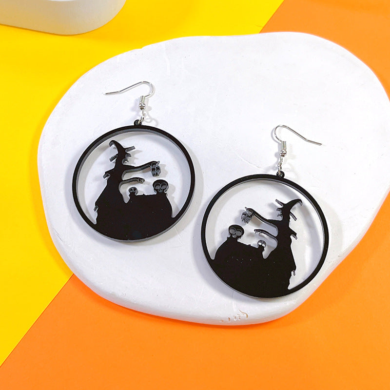 Acrylic New Halloween Collection Earrings PinH015