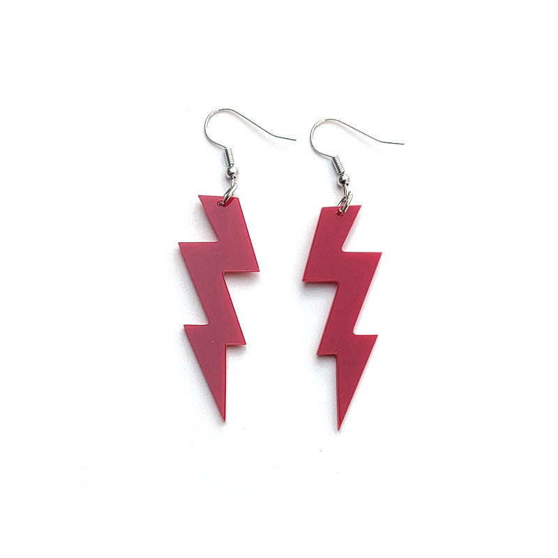 Acrylic Lightning Earrings MYA-QiuG013