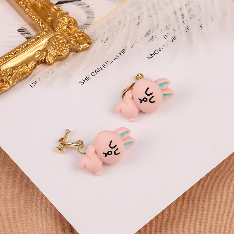 Alloy animal bow earrings （Minimo de compra 2） MYA-FuZ008