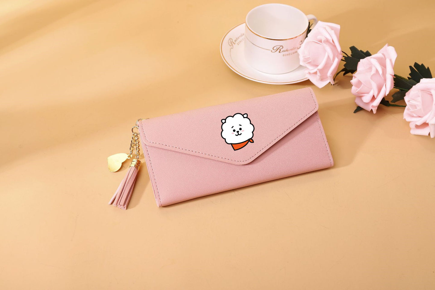 PU cartoon cute card bag tassel wallet MIC-XingY009