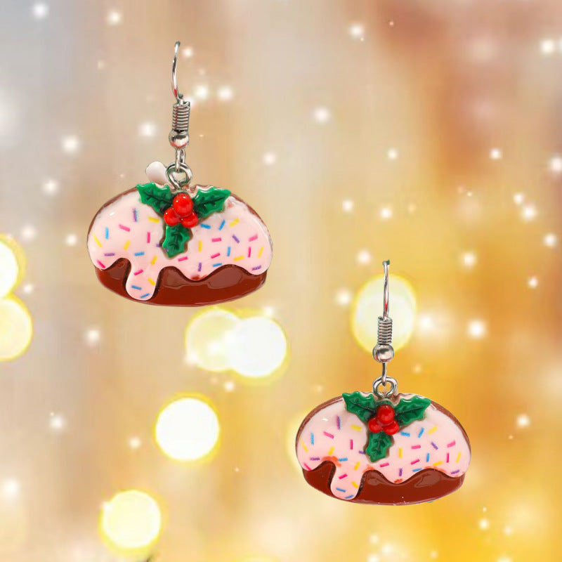 Acrylic New Christmas Series Earrings MIC-JunJ018