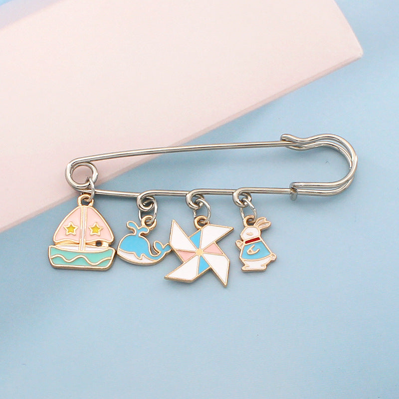 Alloy cartoon animal brooch (Minimo de compra 2) MIC-LiY008