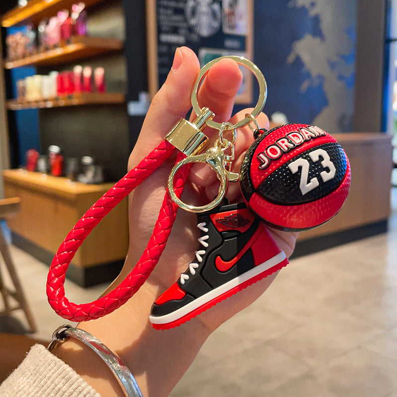 PVC cartoon basketball shoe keychain MIC-MLZ032