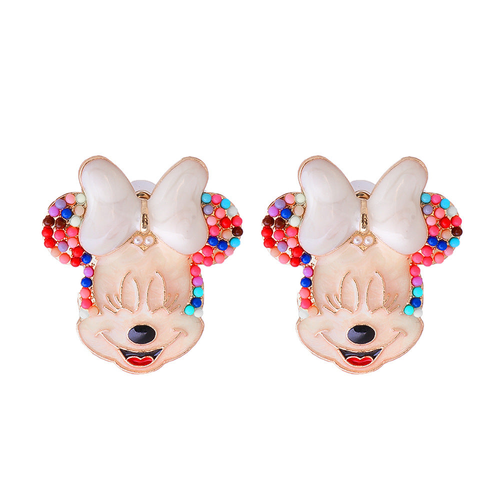 Alloy cartoon cute earrings MIC-JuJ014