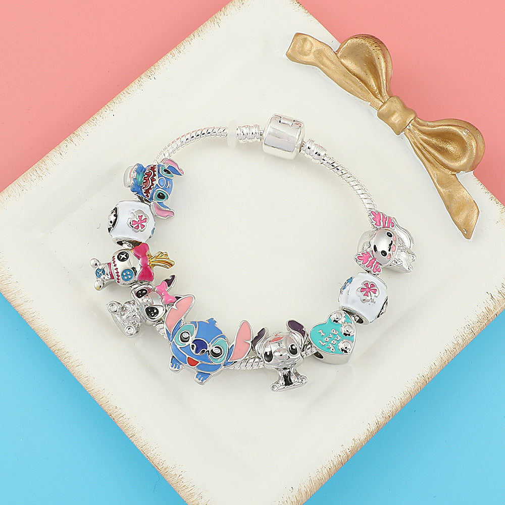 Alloy Pandora Cartoon Bracelet MYA-FeiM001