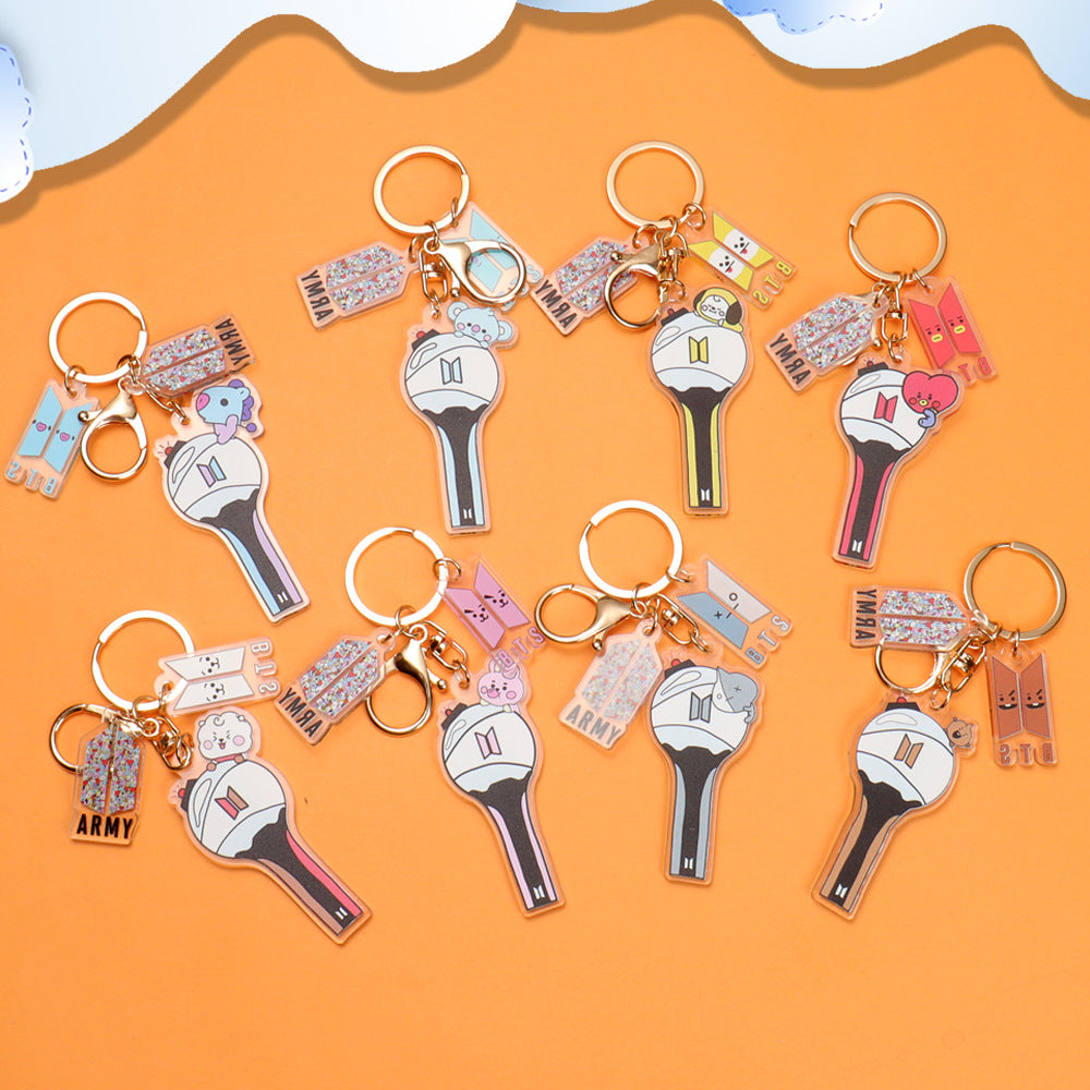 Acrylic cartoon Keychain MIC-XingY006