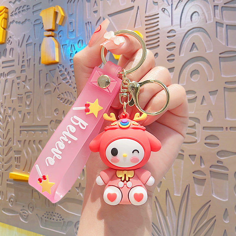 PVC cartoon cute pet cute keychain MIC-YiD040