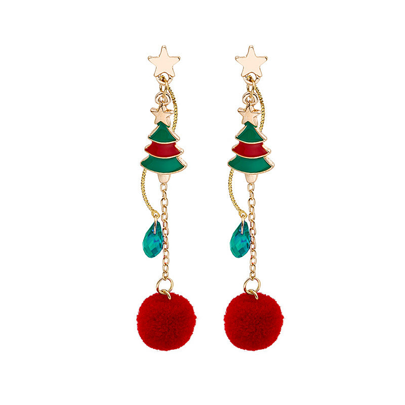 Alloy Christmas series earrings (Minimo de Compra 2) MIC-MDD079