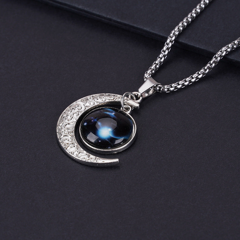 Necklace Stainless Steel Zodiac Moon Minimo de compra 2 YonY001