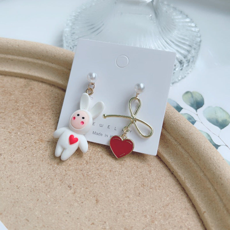 Alloy Dog Panda Rabbit Earrings MIC-FanQ021