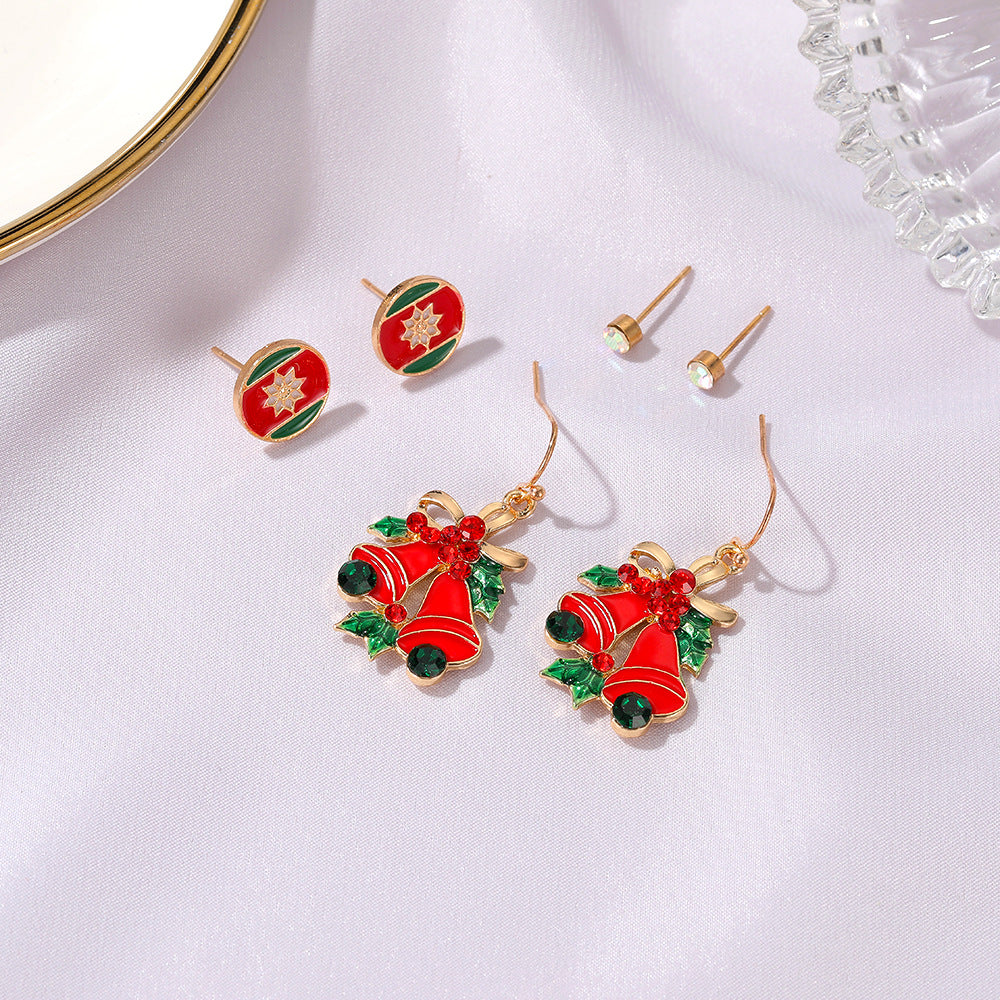 Alloy Christmas series earrings (Minimo de Compra 2) MIC-MiaoY088