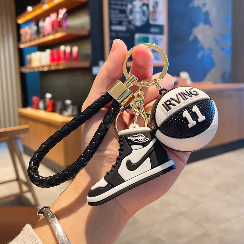 PVC cartoon basketball shoe keychain MIC-MLZ032