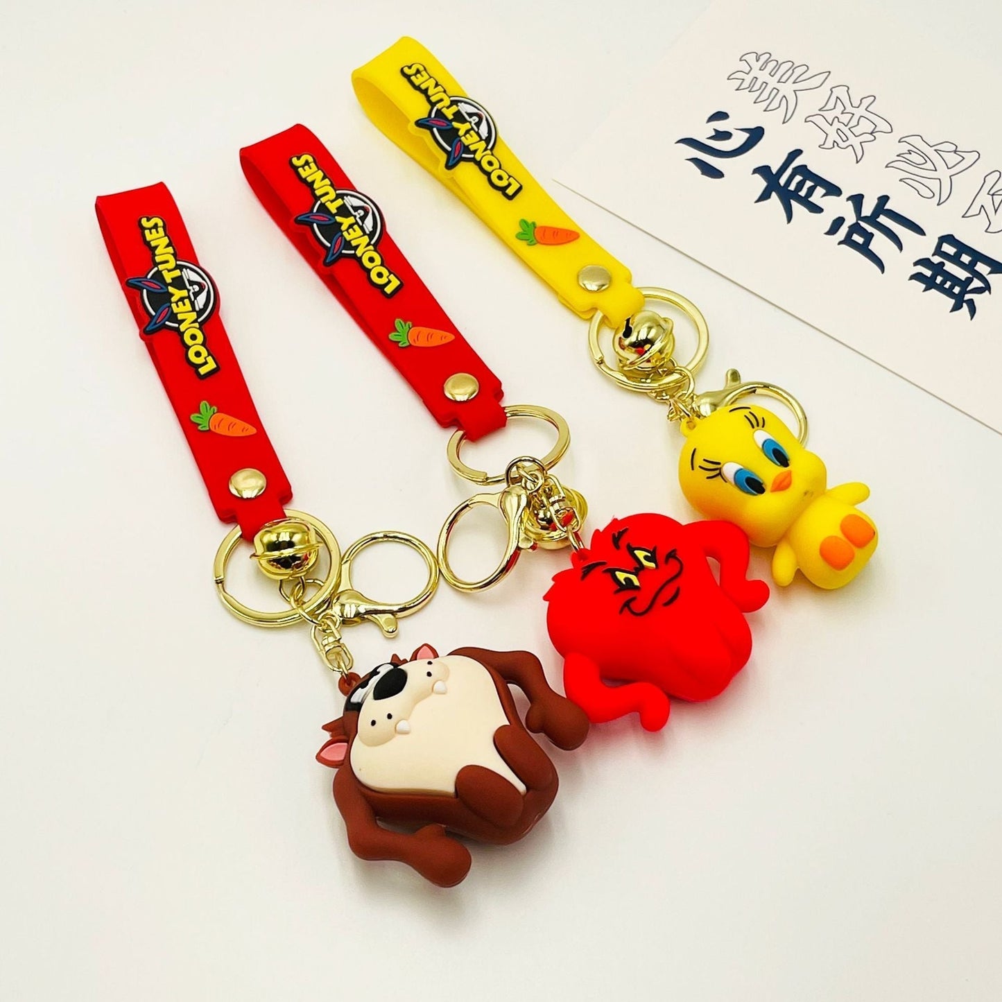 Keychains PVC Bunny Cartoon Cute (M) XiangY040