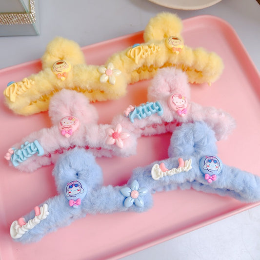 Resin cartoon cute hair clip (Minimo de compra 12) MYA-ZiZ011