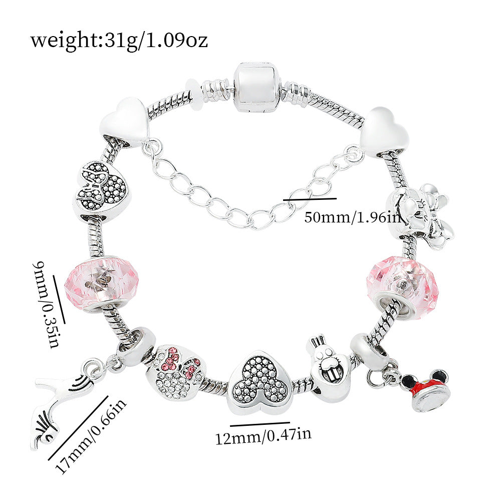 Alloy cartoon anime series bracelet (Minimo de Compra 4) MIC-BoS007