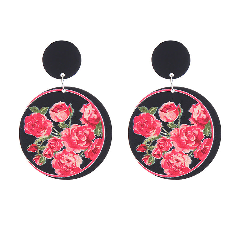 Acrylic New Love Earrings (Minimo de Compra 2) MIC-ChouT029