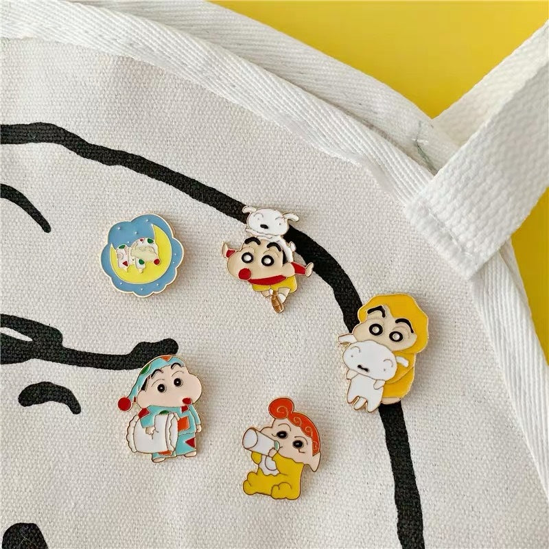 Alloy cute anime character brooch MIC-KaL031