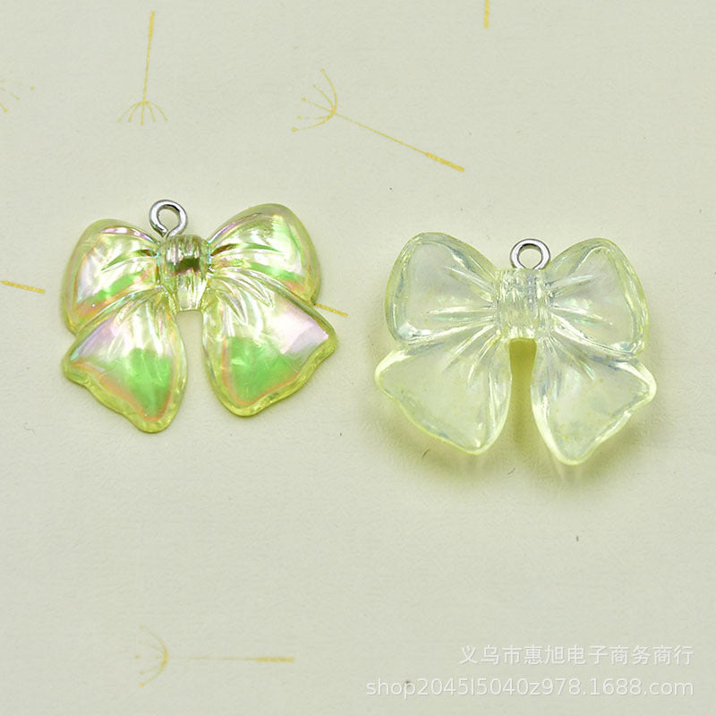 Resin AB colored bow accessories MIC-HuiX003