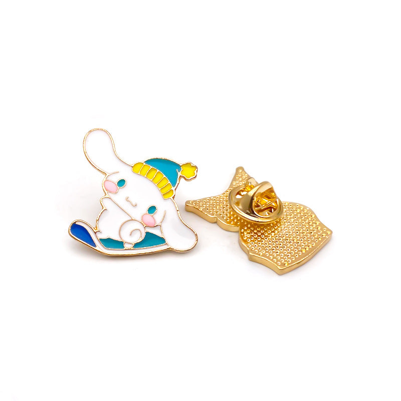 Alloy cute sled brooch (Minimo de compra 2) MIC-FuD003