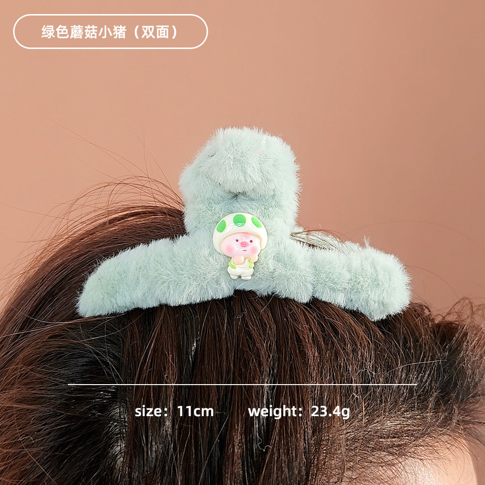 Plush cartoon cute hair clip MYA-WoD006