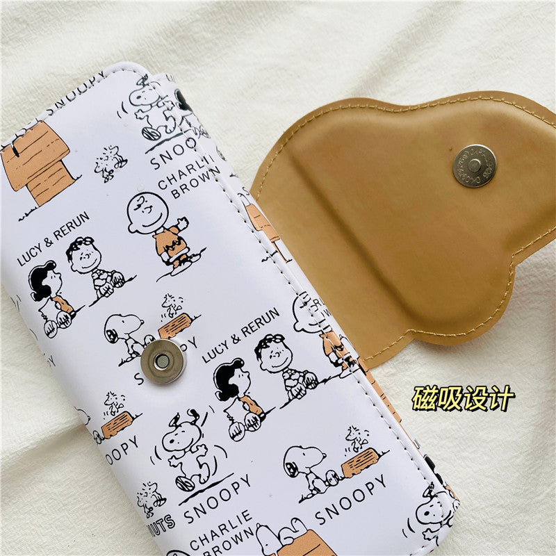 PU cute cartoon Charlie zero wallet (Minimo de compra 3) MYA-WanG002