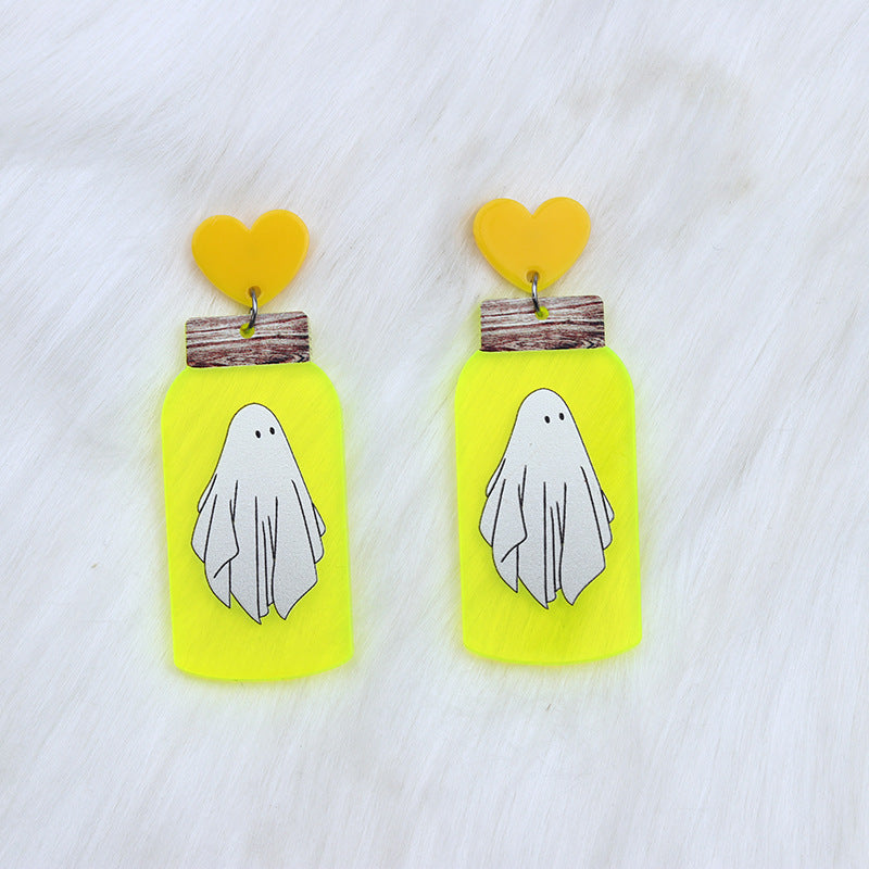 Alloy Halloween hat earrings (Minimo de Compra 2) MYA-DuA066