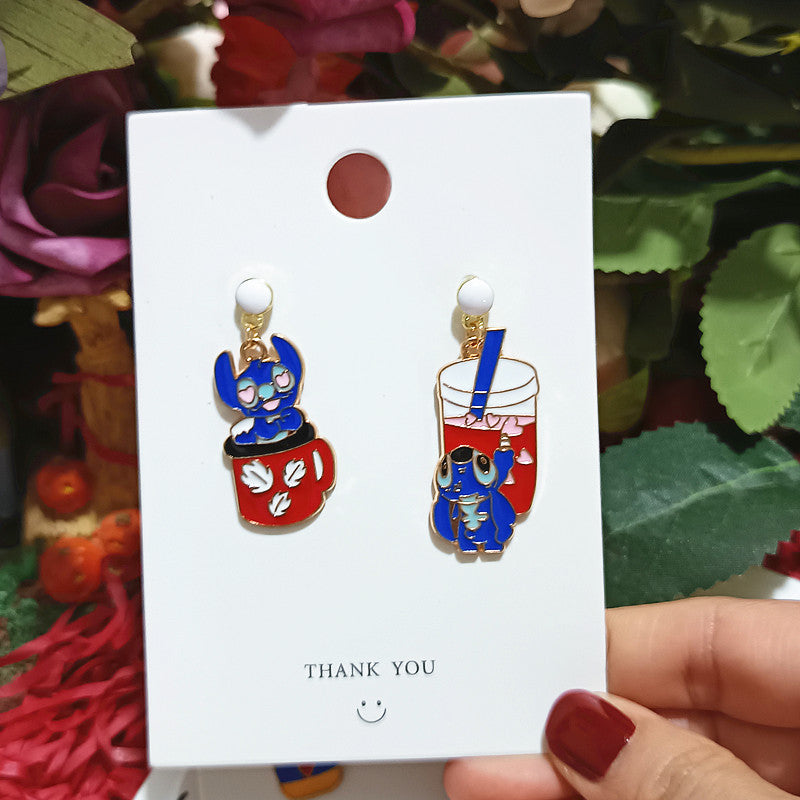 Alloy cute cartoon earrings MIC-XingJ083