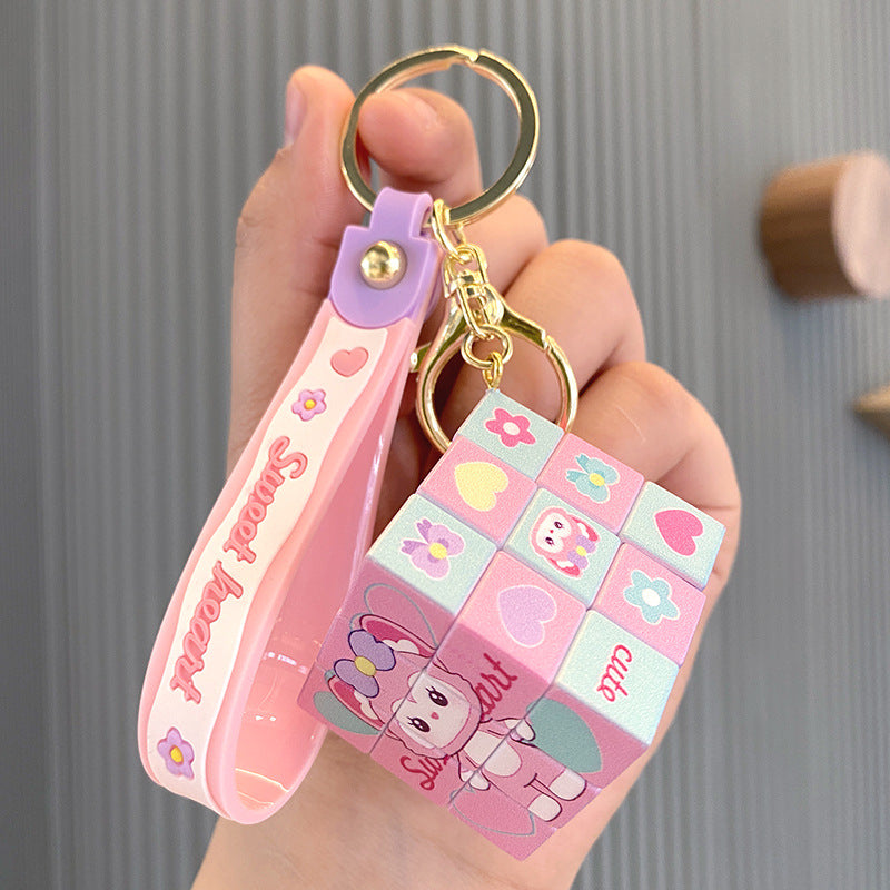 PVC magic cube Keychain Minimo de compra 2 MIC-LingY003