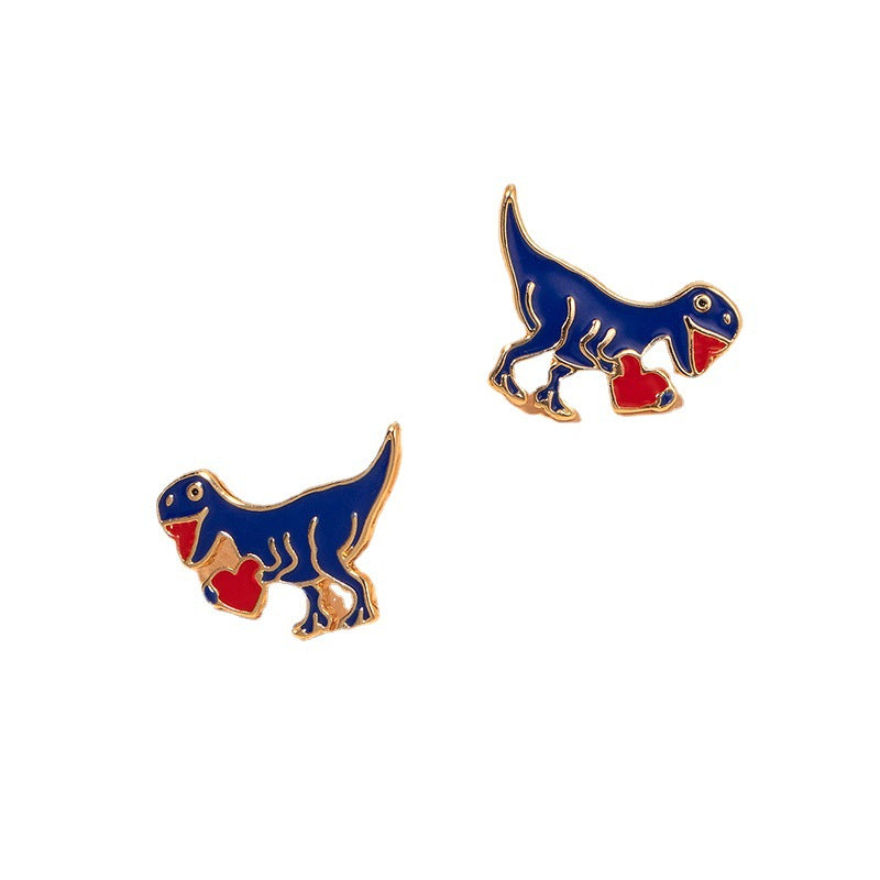 Acrylic Dinosaur Earrings MIC-HLM025