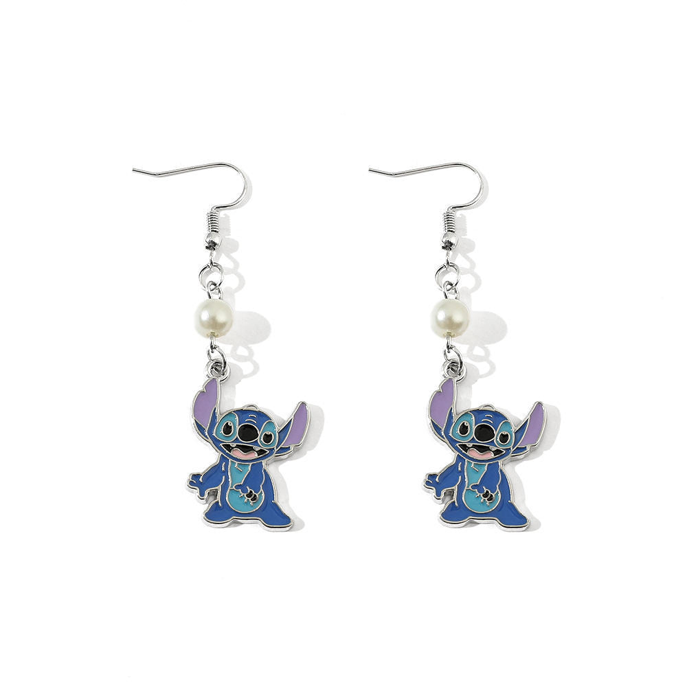 Alloy cartoon anime earrings (Minimo de compra 2) MIC-MingX010