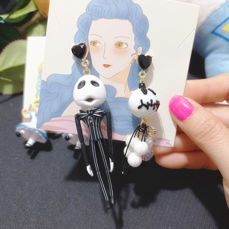 Resin Escape Princess Alice Earrings MIC-XingJ064