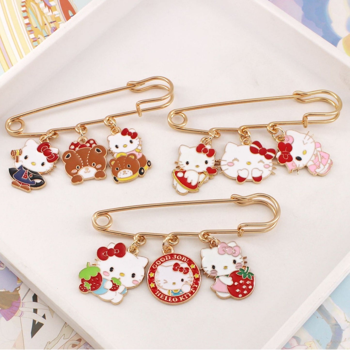 Alloy cute cartoon anime brooch (Minimo de compra 2) MYA--LiY039