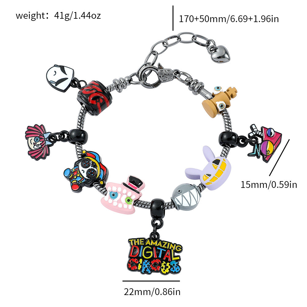 Alloy Magic Digital Circus Bracelet (Minimo de Compra 5) MIC-ZhuoX033