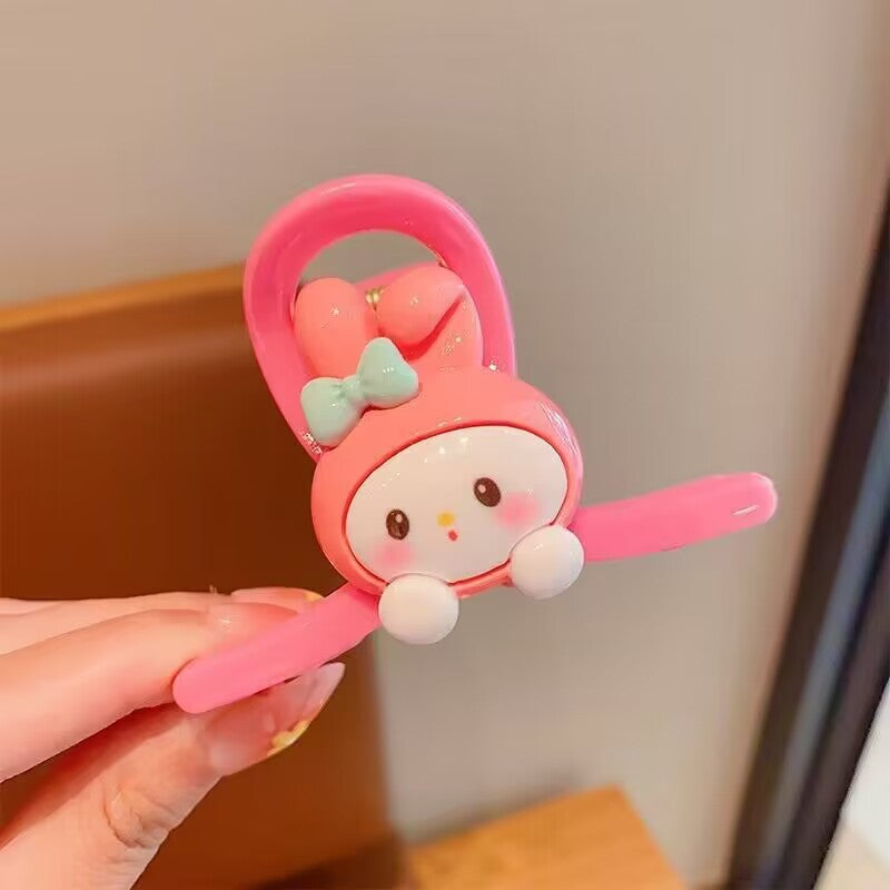 Plastic cartoon cute hair clip (Minimo de Compra 2) MIC-TanC001