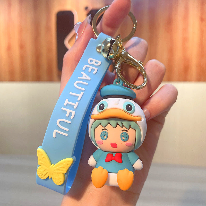 PVC cartoon doll keychain MIC-JinG015