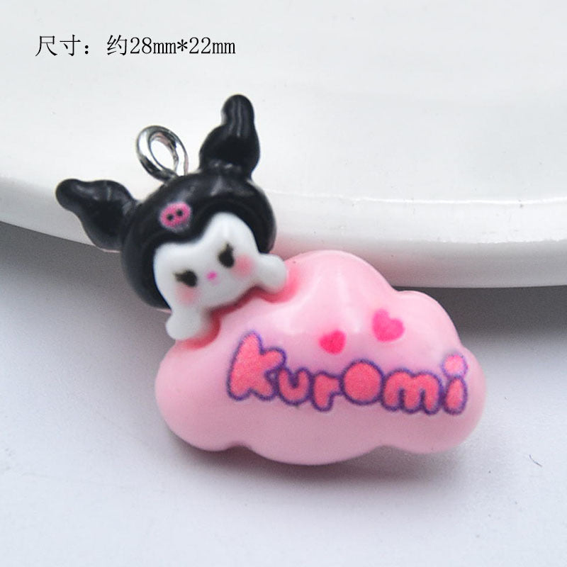 Resin glossy bow accessories MIC-ZhiB011