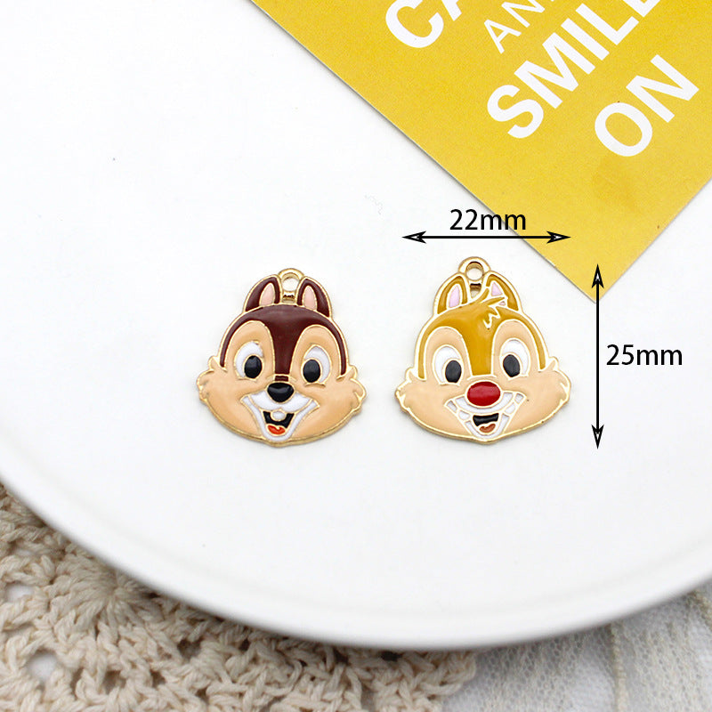 Alloy cartoon small animal pendant (Minimo de Compra 10) MIC-JingX014