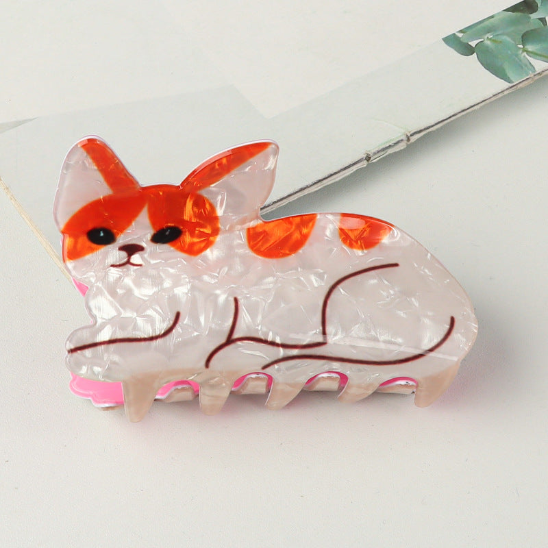 PVC cartoon cat hair clip MIC-GLS007