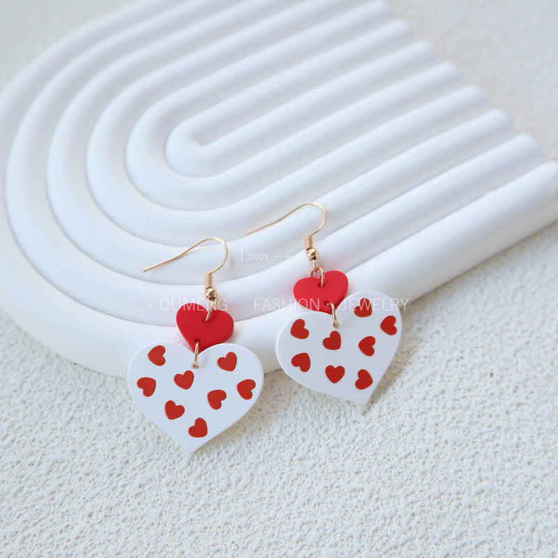 Acrylic Love Earrings MIC-OuG091