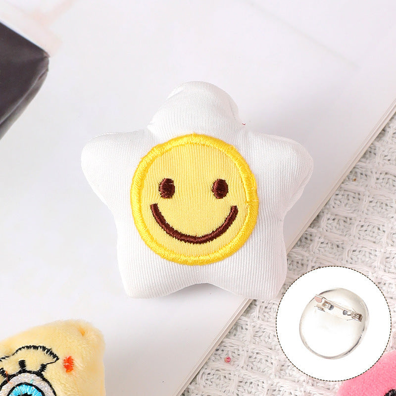 Plush cartoon cute brooch MIC-ZhanY006