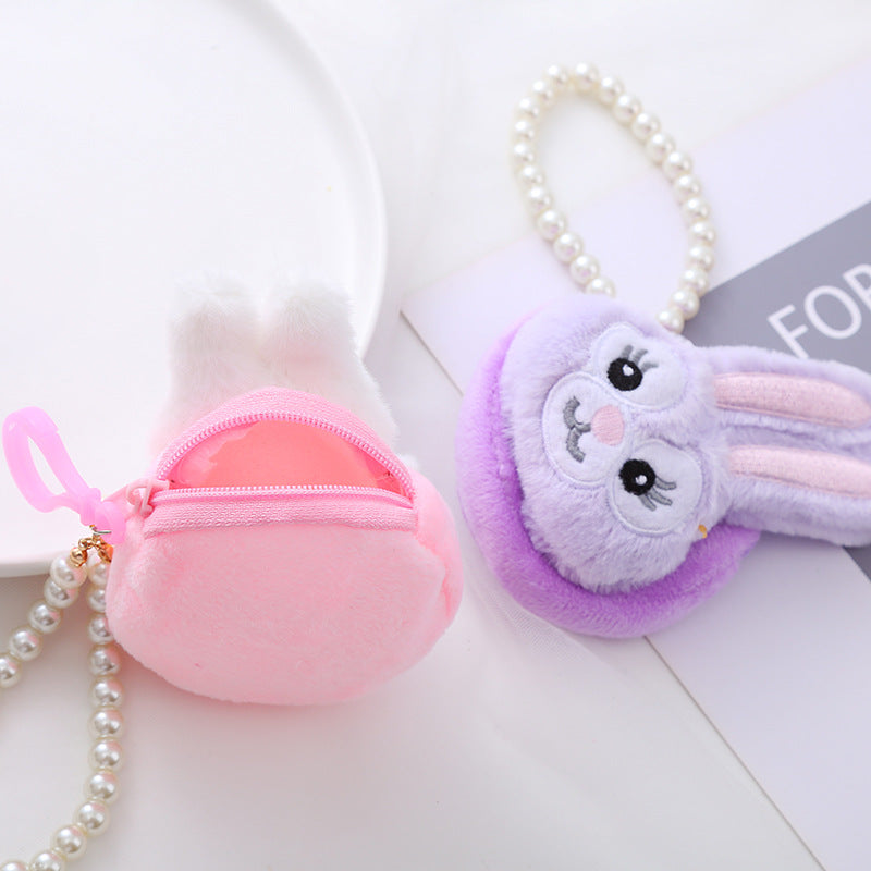 Cotton rabbit zipper small coin purse Minimo de compra 5 MIC-JiaW004