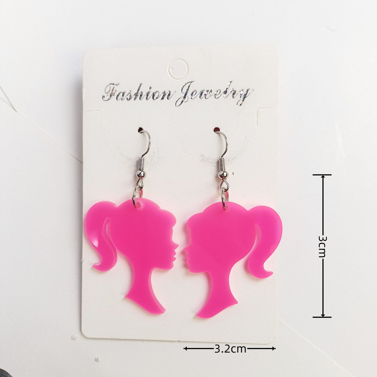 Alloy Love Letter Earrings MIC-JiaY024