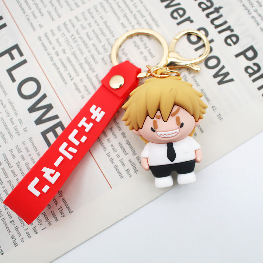 keychain PVC Cartoon Chainsaw Man (F) MIC-HAn008