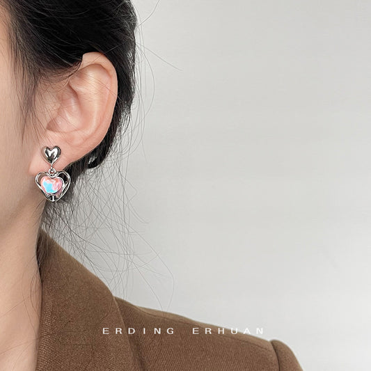 Alloy Illusionary Love Earrings MYA-LiangM009