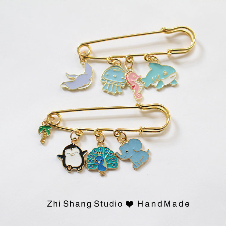 Alloy marine life brooch (Minimo de Compra 2) MIC-ShangS013