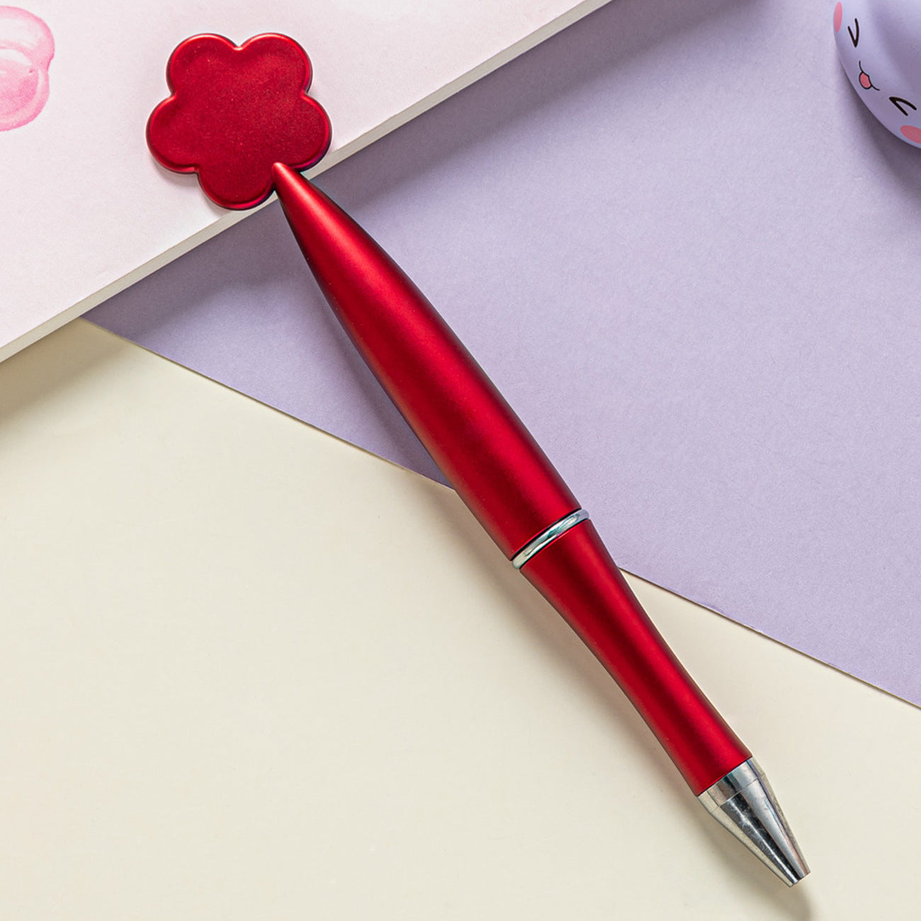 Ballpoint Pen Plastic Cartoon Flowers Gel Pen HongD002