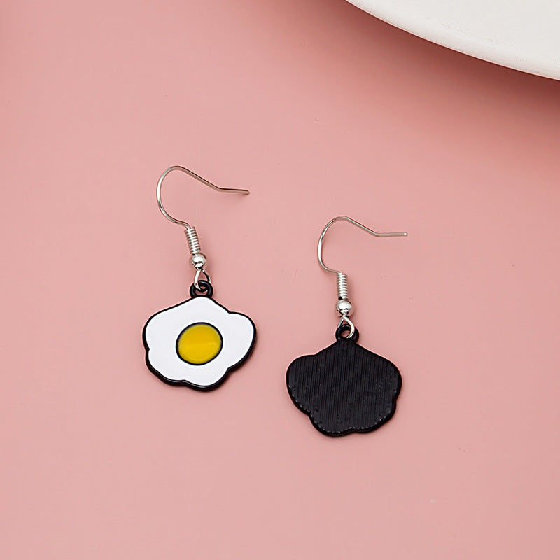 Alloy cute egg earrings (Minimo de Compra 2) MIC-MDD062