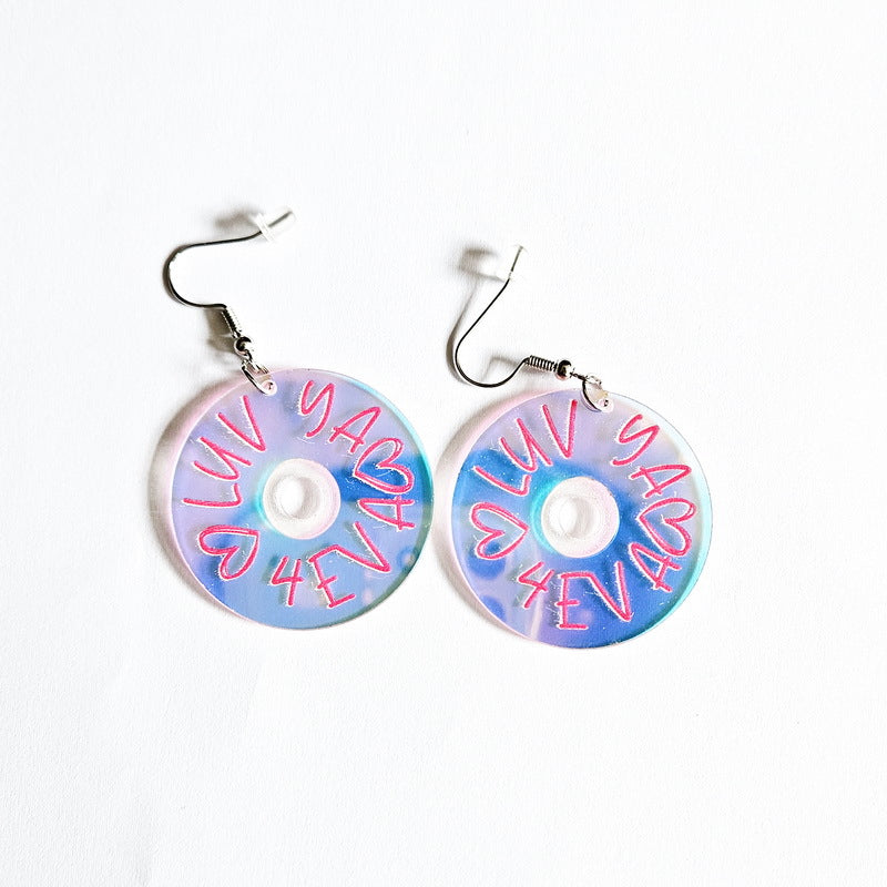 Acrylic Love Game Machine Earrings MIC-XueP133