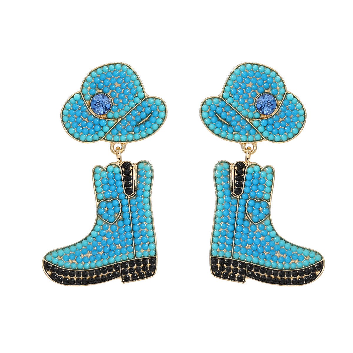 Alloy women's hats, boots, earrings MIC-JiuL011