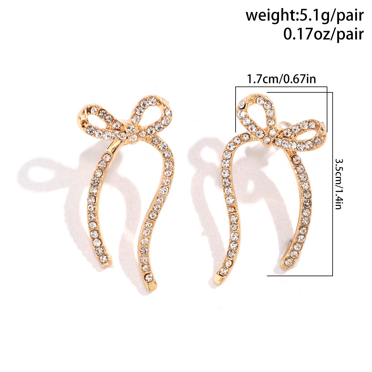 2024 new bow earrings MIC-ES-DaoN001